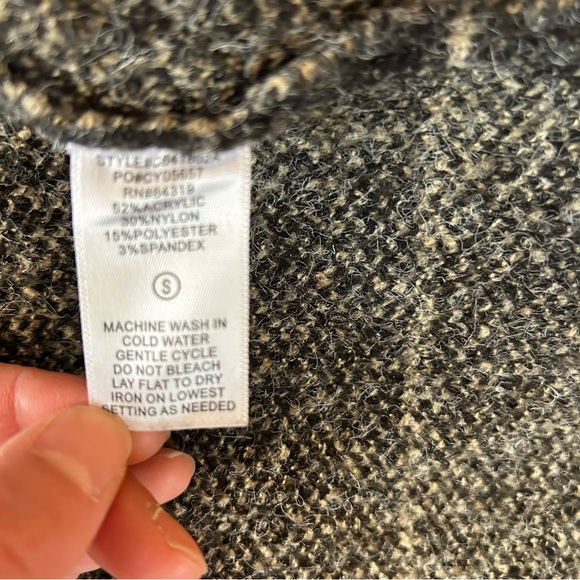 Plaid Long Open Cardigan Sweater Coat - Picture 4 of 4